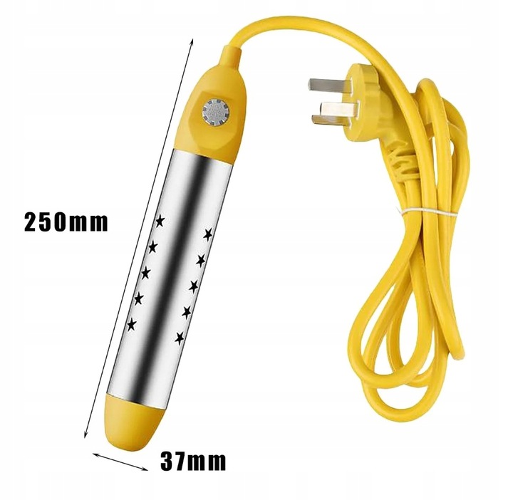 ELEKTRONICZNA GRZAŁKA PODGRZEWACZ DO WODY ZANURZENIOWY BASENU 2500W 220V