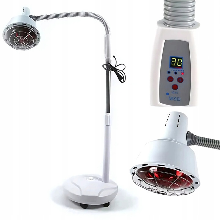 LAMPA NA PODCZERWIEŃ ROZGRZEWAJĄCA LECZNICZA SOLUX MOCNA REGULOWANA 275W