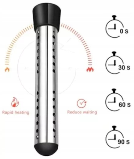 UNIWERSALNA GRZAŁKA BASENOWA PODGRZEWACZ WODY DO BASENU 2500W + TIMER EL-03