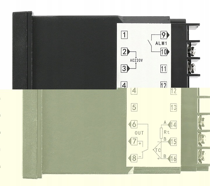 STEROWNIK REGULATOR TEMPERATURY REX C900 230 SSR