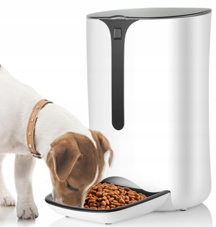 AUTOMATYCZNY DOZOWNIK PODAJNIK KARMY DLA PSA KOTA 7L 2 KOMORY NA KARMĘ