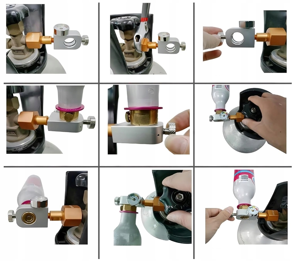ADAPTER DO SODASTREAM PRZETOCZKA SATURATOR DO NAPEŁNIANIA QUICK CONNECT