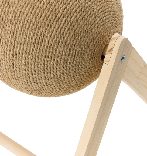 DRAPAK 2w1 OKRĄGŁY KOCIMIĘTKA Z SIZALU SIZALOWY DLA KOTA KOTÓW KRĘCĄCY M