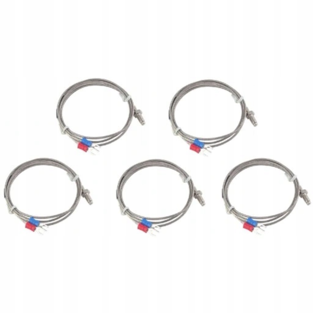 5x TERMOPARA CZUJNIK TEMPERATURY K 400C M6 1,0m