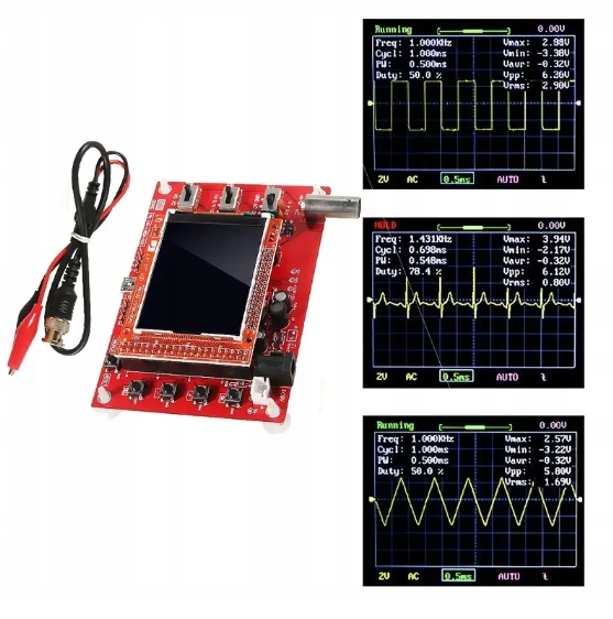 Oscyloskop cyfrowy DSO138 LCD 2,4" TFT, Ardui