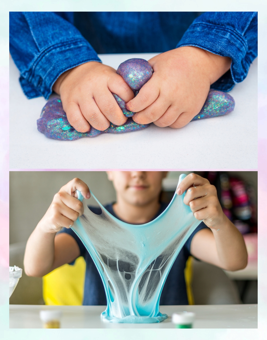 FABRYKA SLIME DIY PRALKA DUŻY ZESTAW DO ROBIENIA GLUTÓW DLA DZIECI