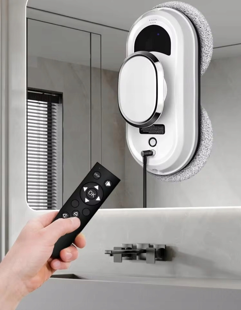 INTELIGENTNY ROBOT DO MYCIA SZYB OKIEN LUSTER AUTOMATYCZNA MYJKA ZESTAW