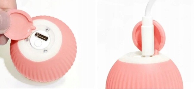 INTERAKTYWNA PIŁKA DLA KOTA INTELIGENTNA ZABAWKA DLA KOTÓW USB FD-07