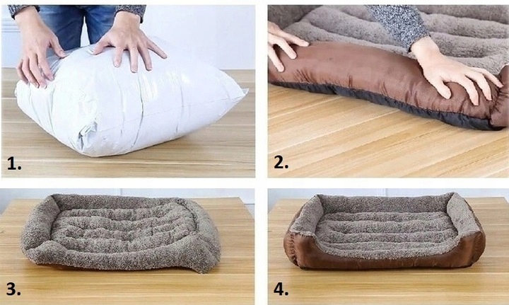 LEGOWISKO DLA PSA KOTA 55x45 SOFA KANAPA CZARNA M