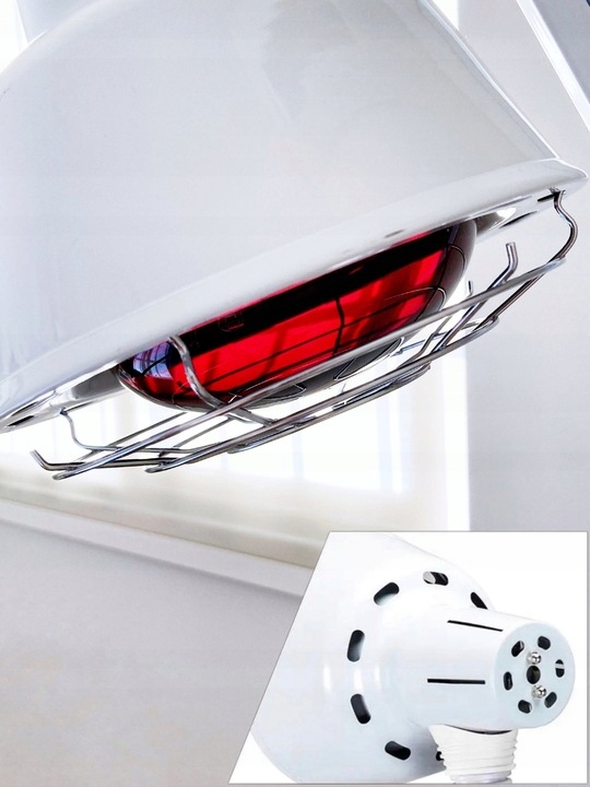 LAMPA NA PODCZERWIEŃ ROZGRZEWAJĄCA LECZNICZA SOLUX MOCNA REGULOWANA 275W
