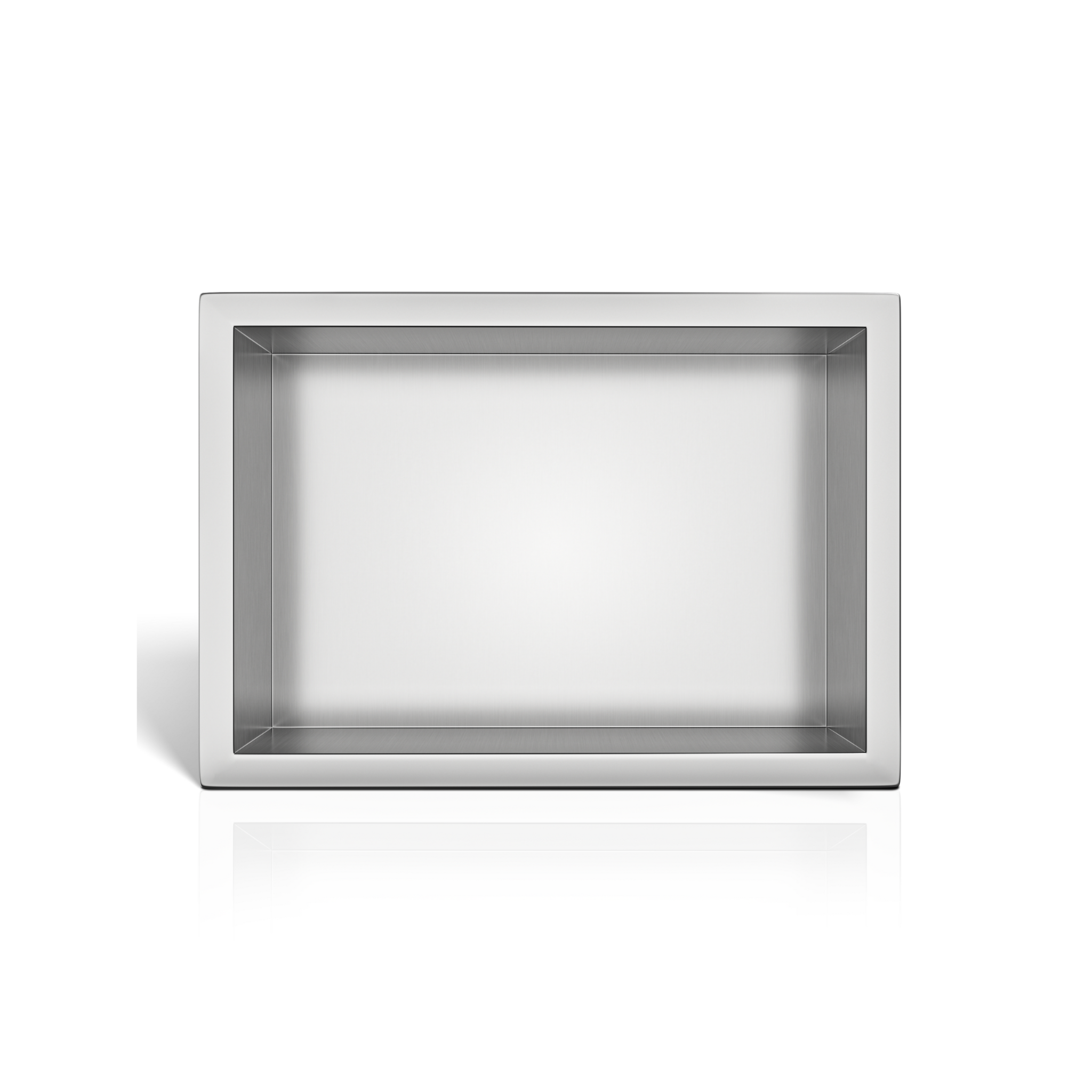 WALL-BOX ONE Inox Półka wnękowa ze stali nierdzewnej 30x20x10 cm