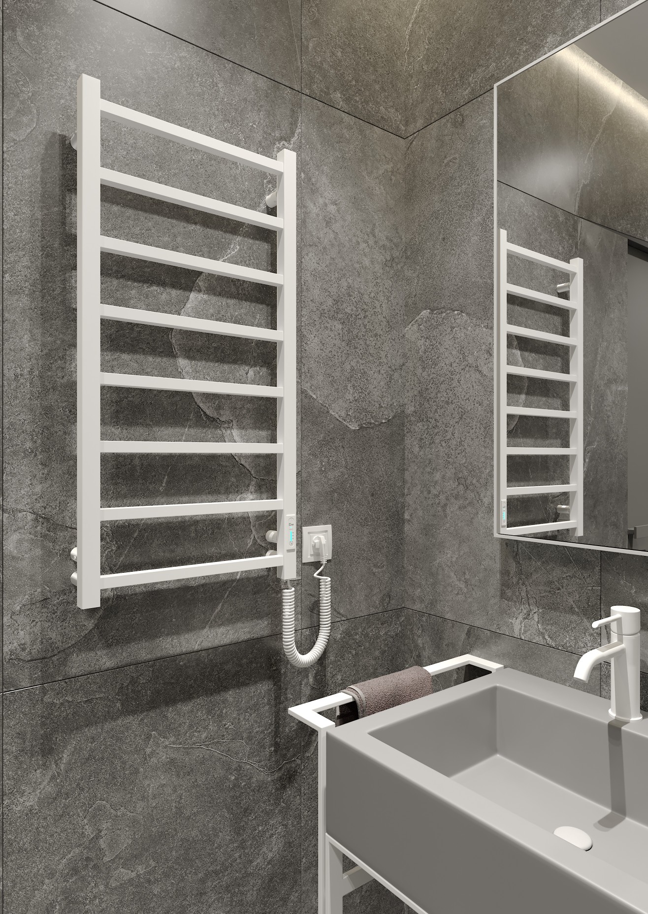 Atria 8 White 430 mm