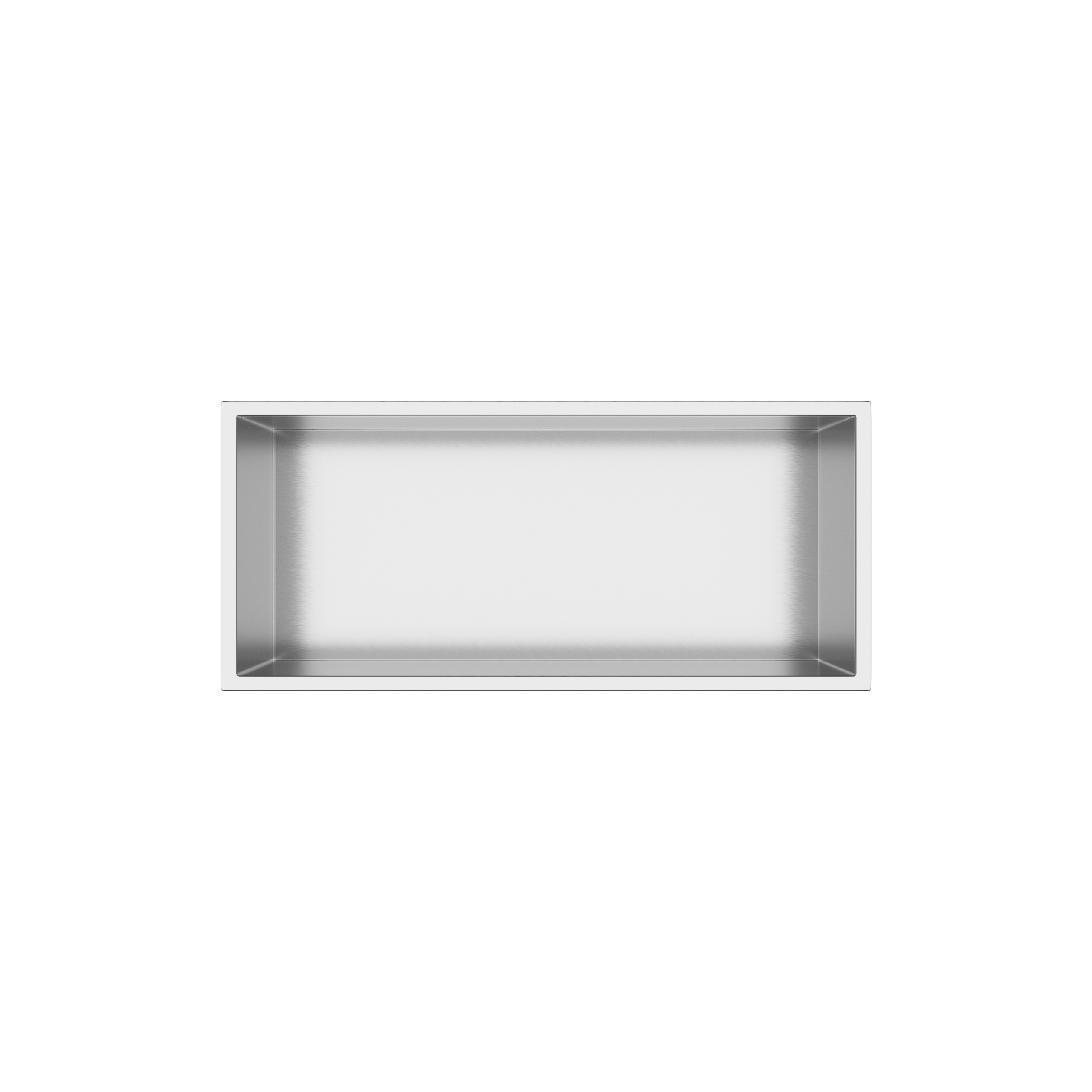 WALL-BOX ONE Inox Półka wnękowa ze stali nierdzewnej 45x20x10 cm