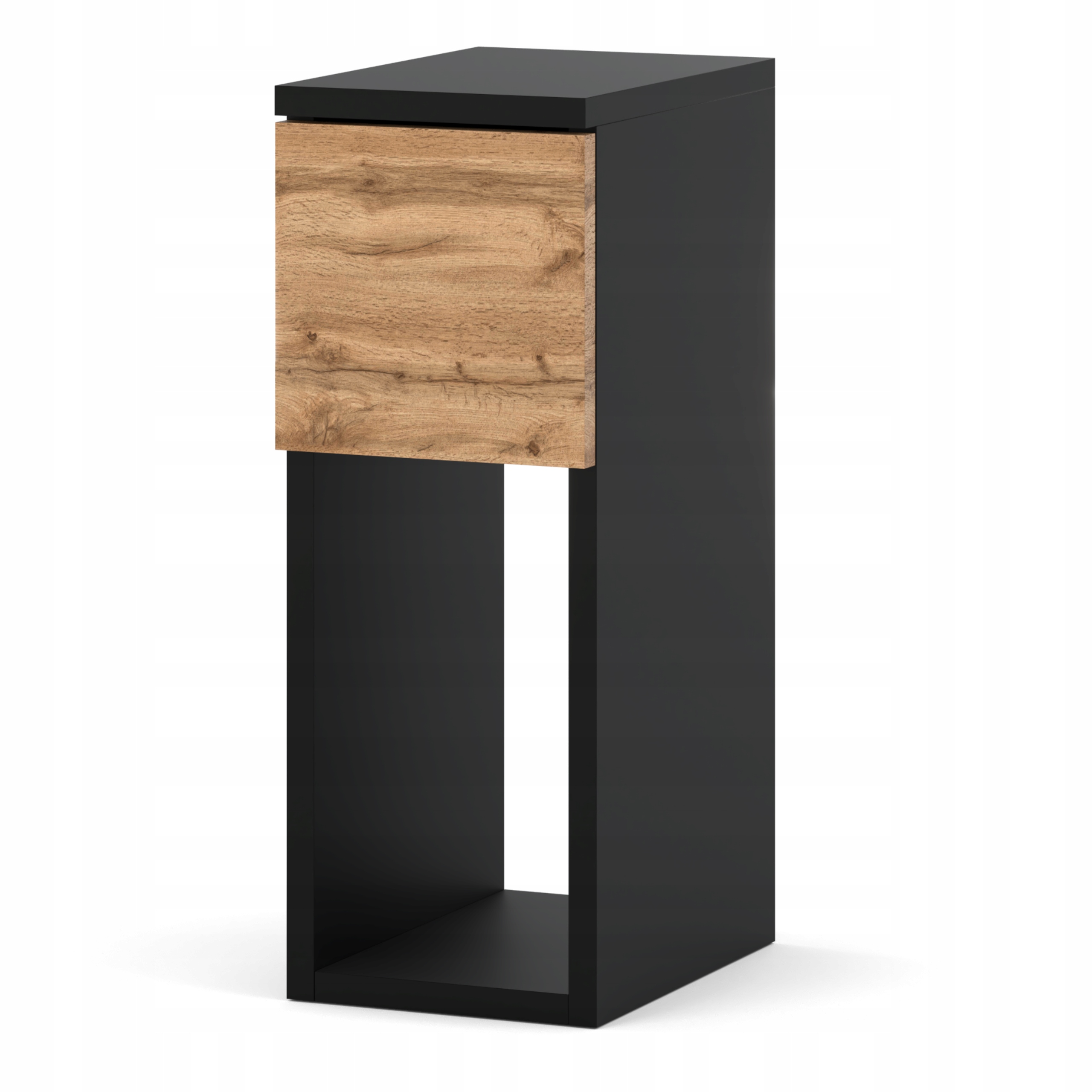 Table de chevet noire Wotan