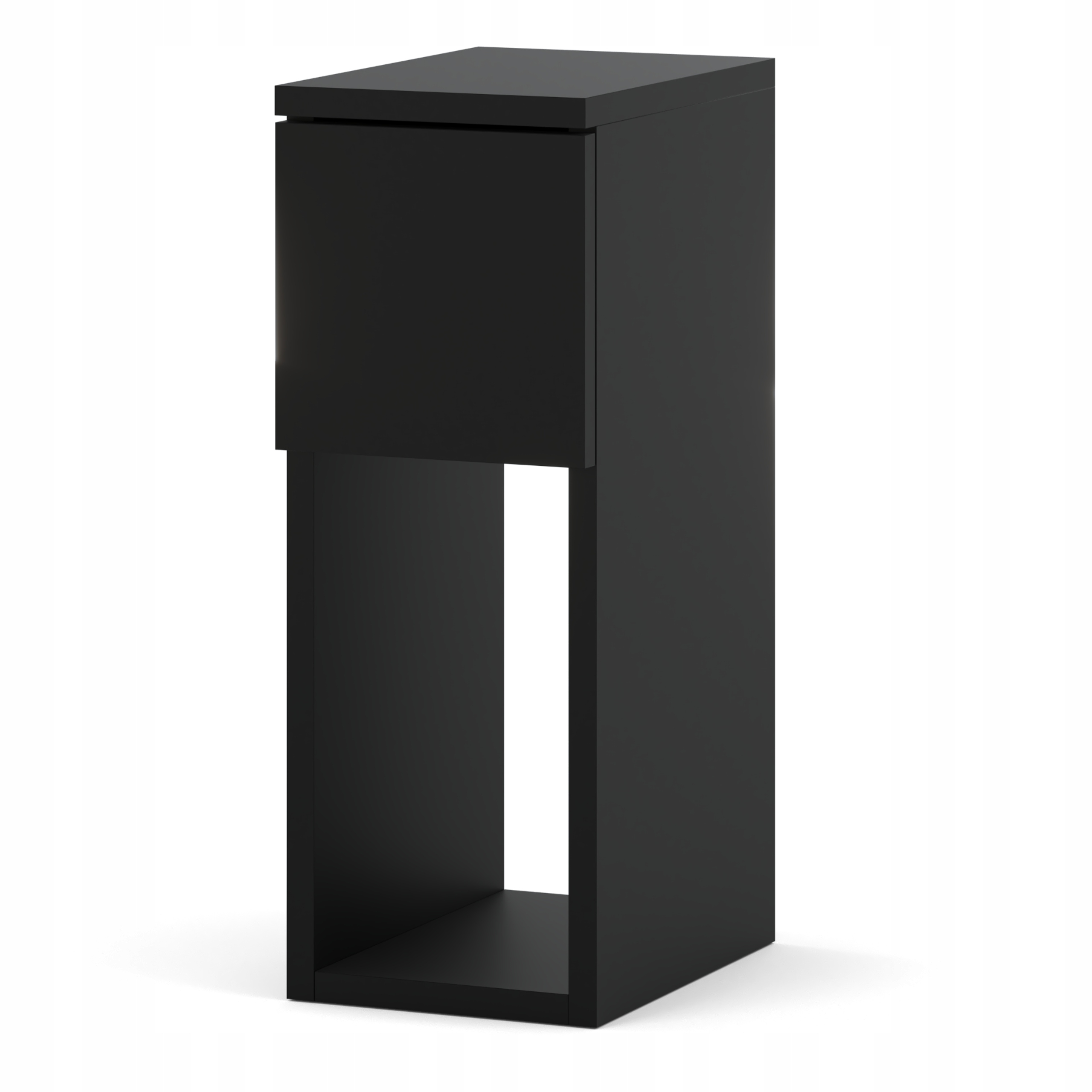Table de chevet noire Wotan