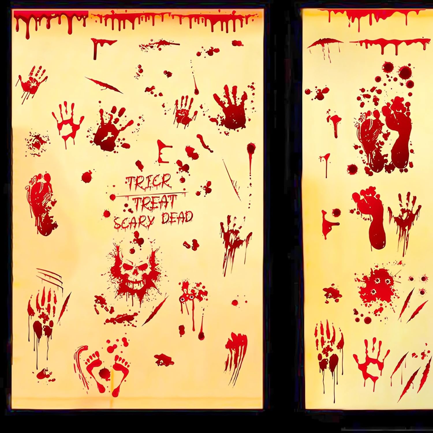 naklejki halloween 9 arkuszy a4