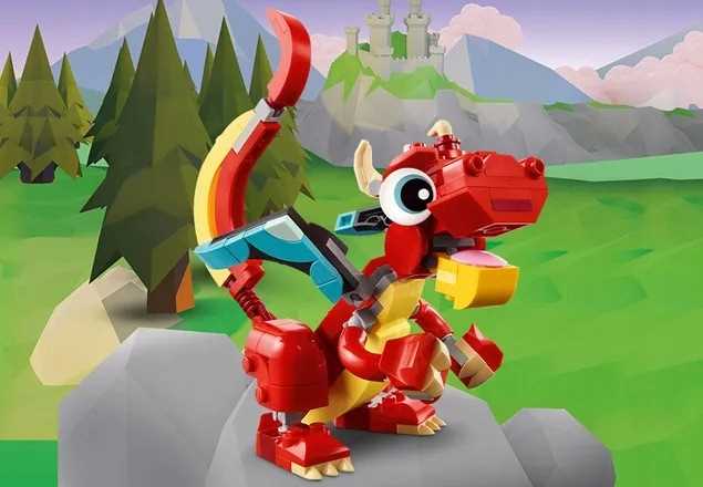 31145 - lego creator - czerwony smok
