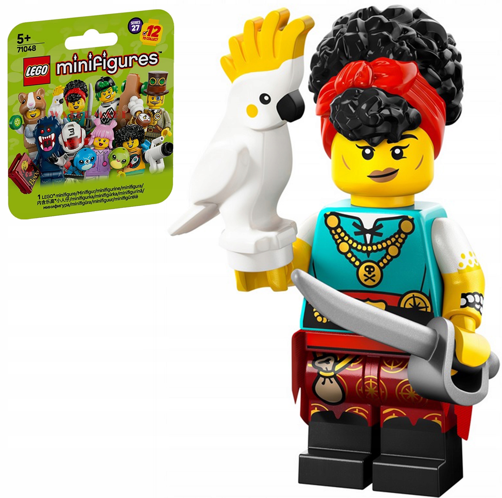 71048 - lego minifigures - piracka kwatermistrzyni col27-10 / seria 27