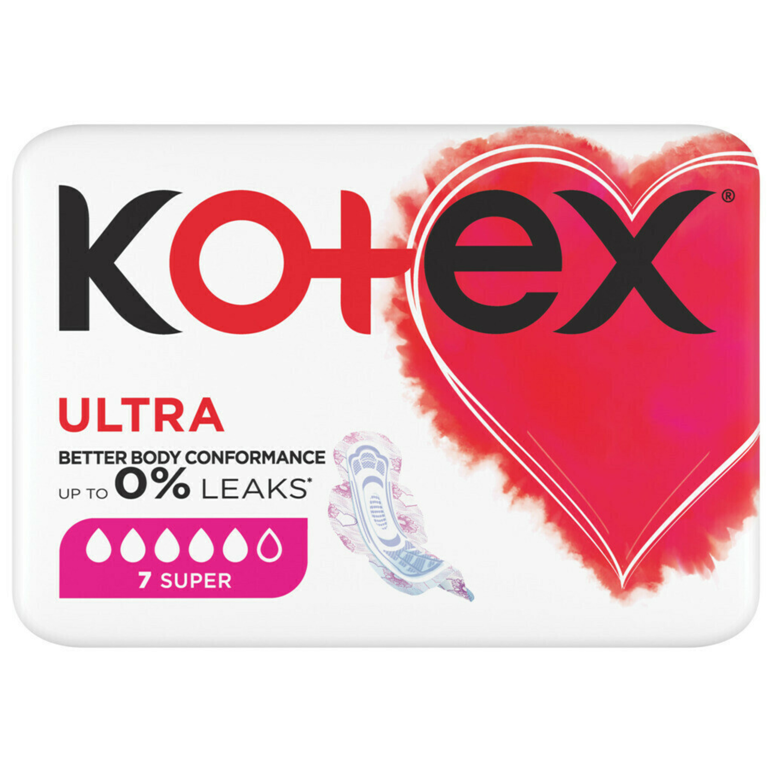 podpaski kotex ultra super 7 sztuk