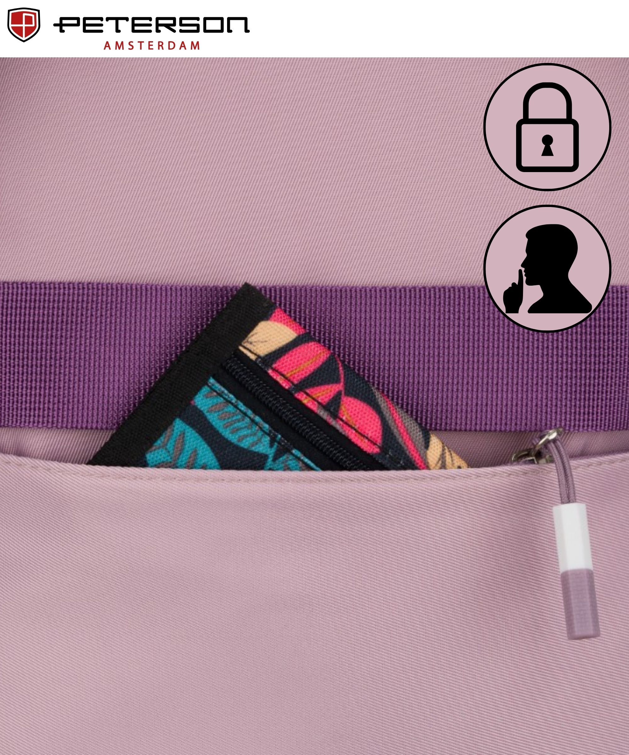 plecak ptn 8603-1303 purple