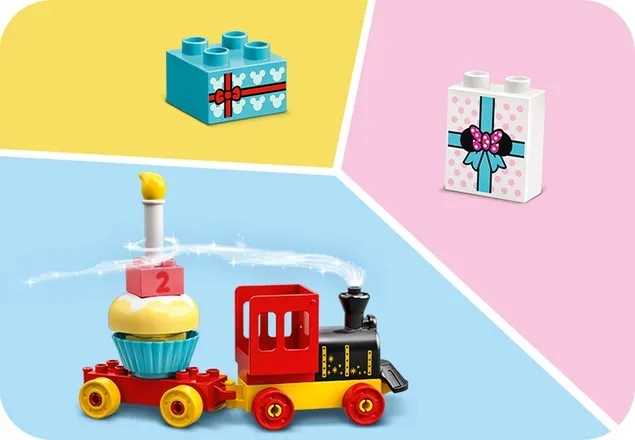 10941 - lego duplo - urodzinowy pociąg myszek miki i minnie