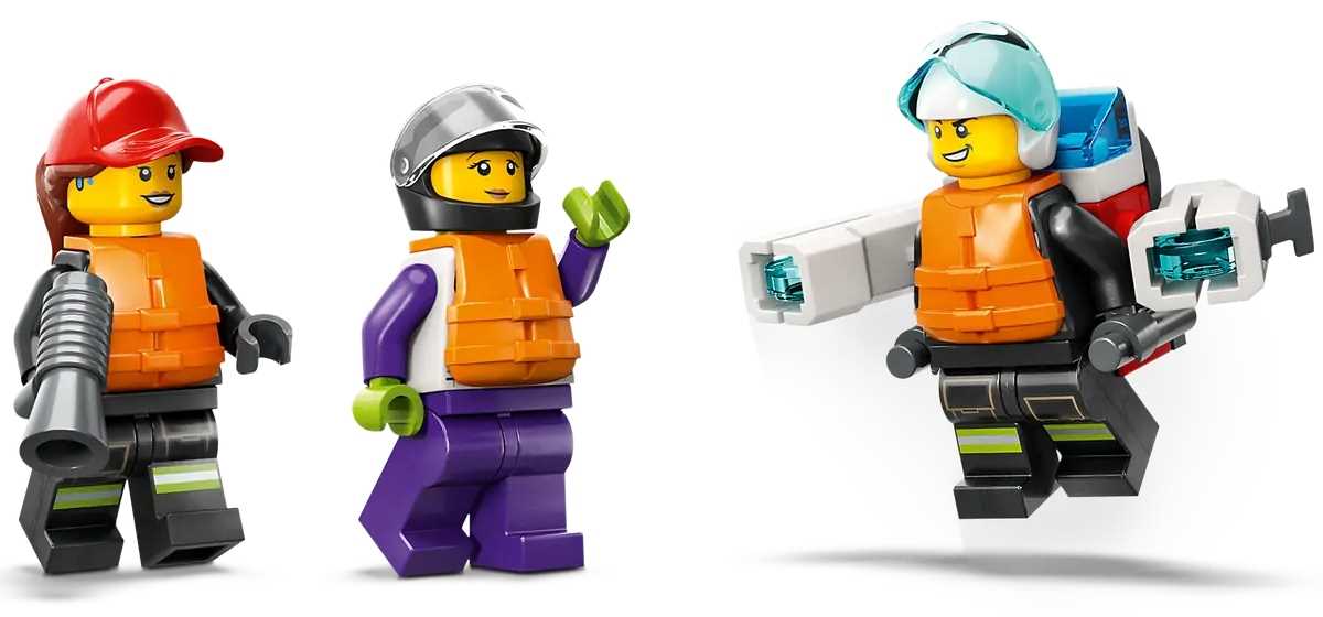 60373 - lego city - łódź strażacka