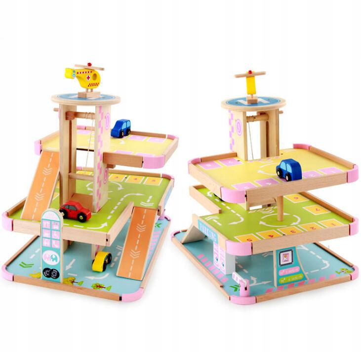 garaz parking z samochodami