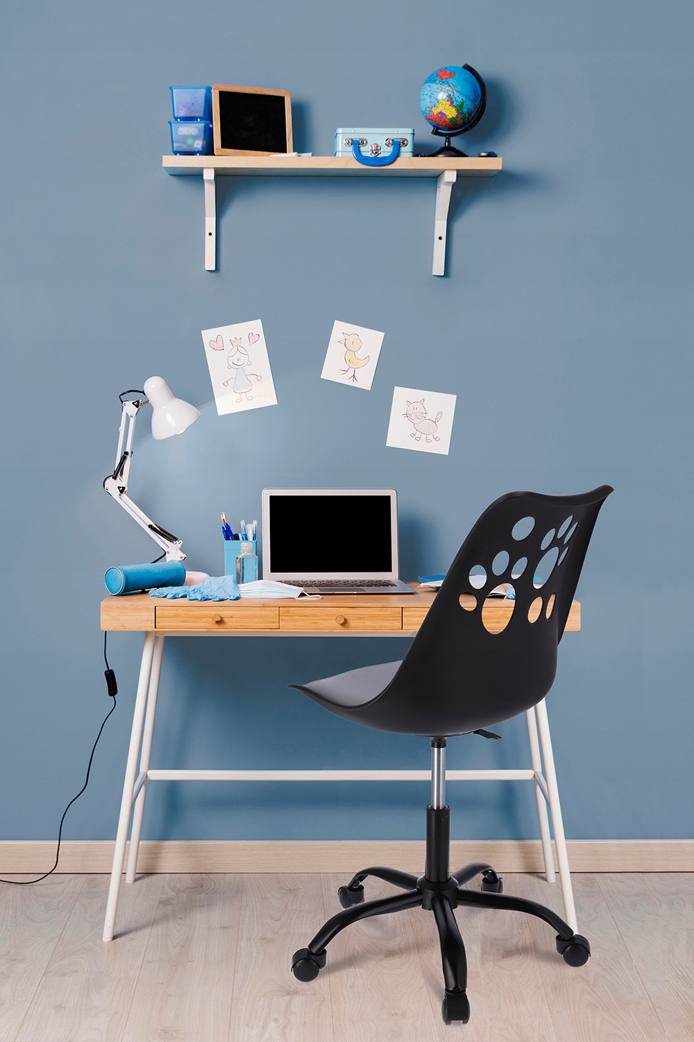 krzesło joy czarno-szare