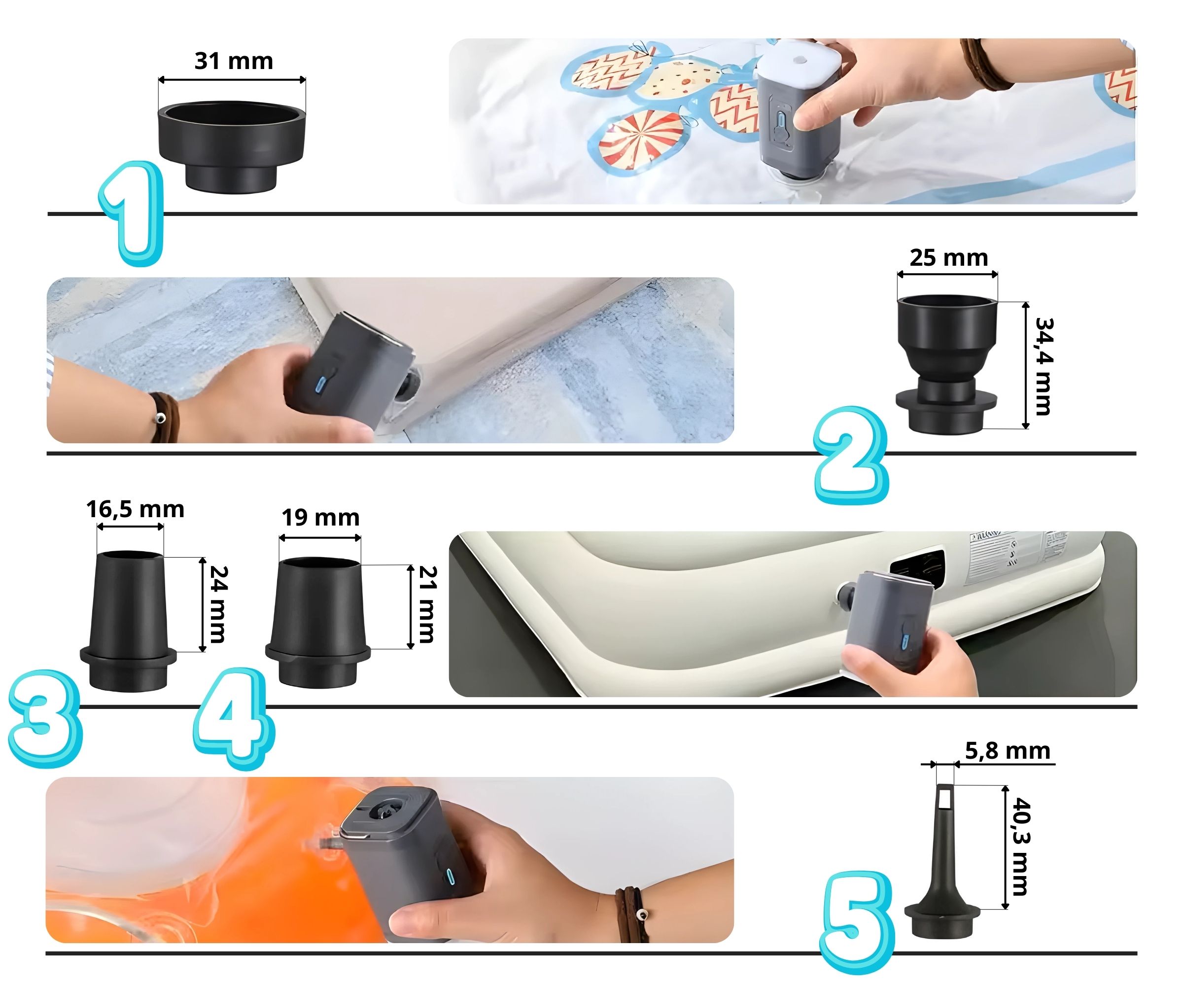 pompka elektryczna 107c4-4700 black