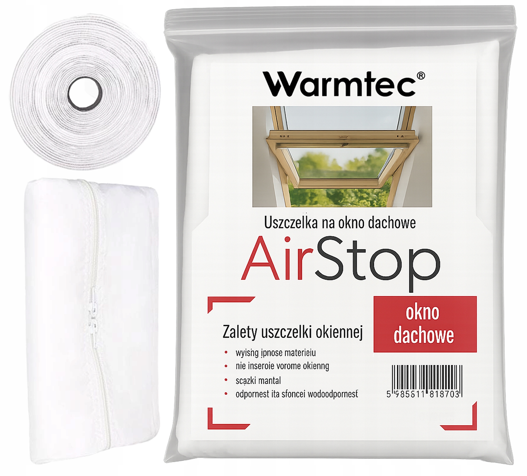 uszczelka okienna do klimatyzatora (dachowa) warmtec airstop