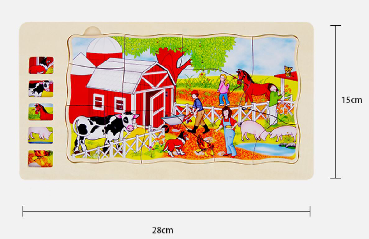 puzzle warstwowe farma tnwx-6348