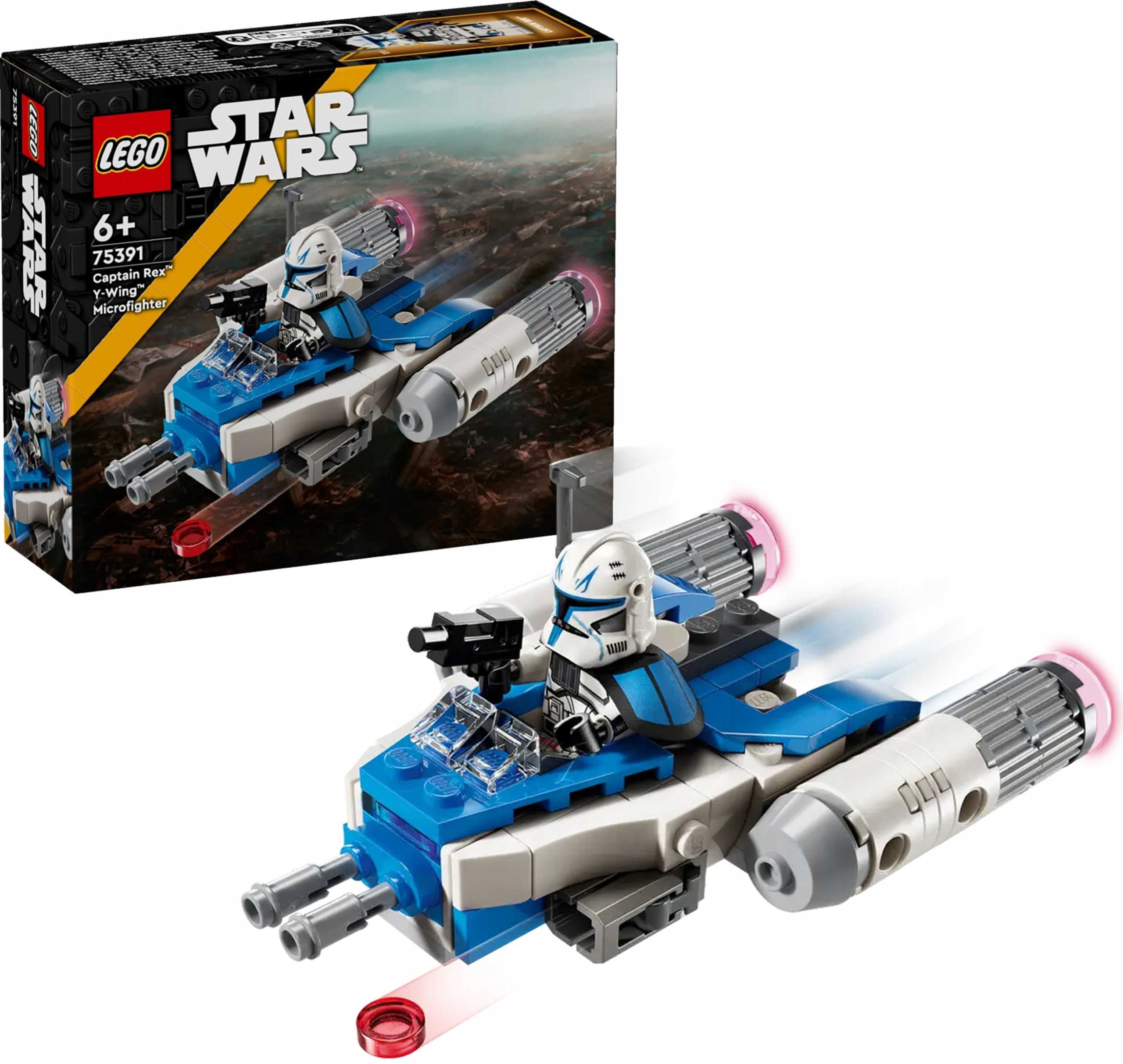 75391 - lego star wars - mikromyśliwiec y-wing™ kapitana rexa