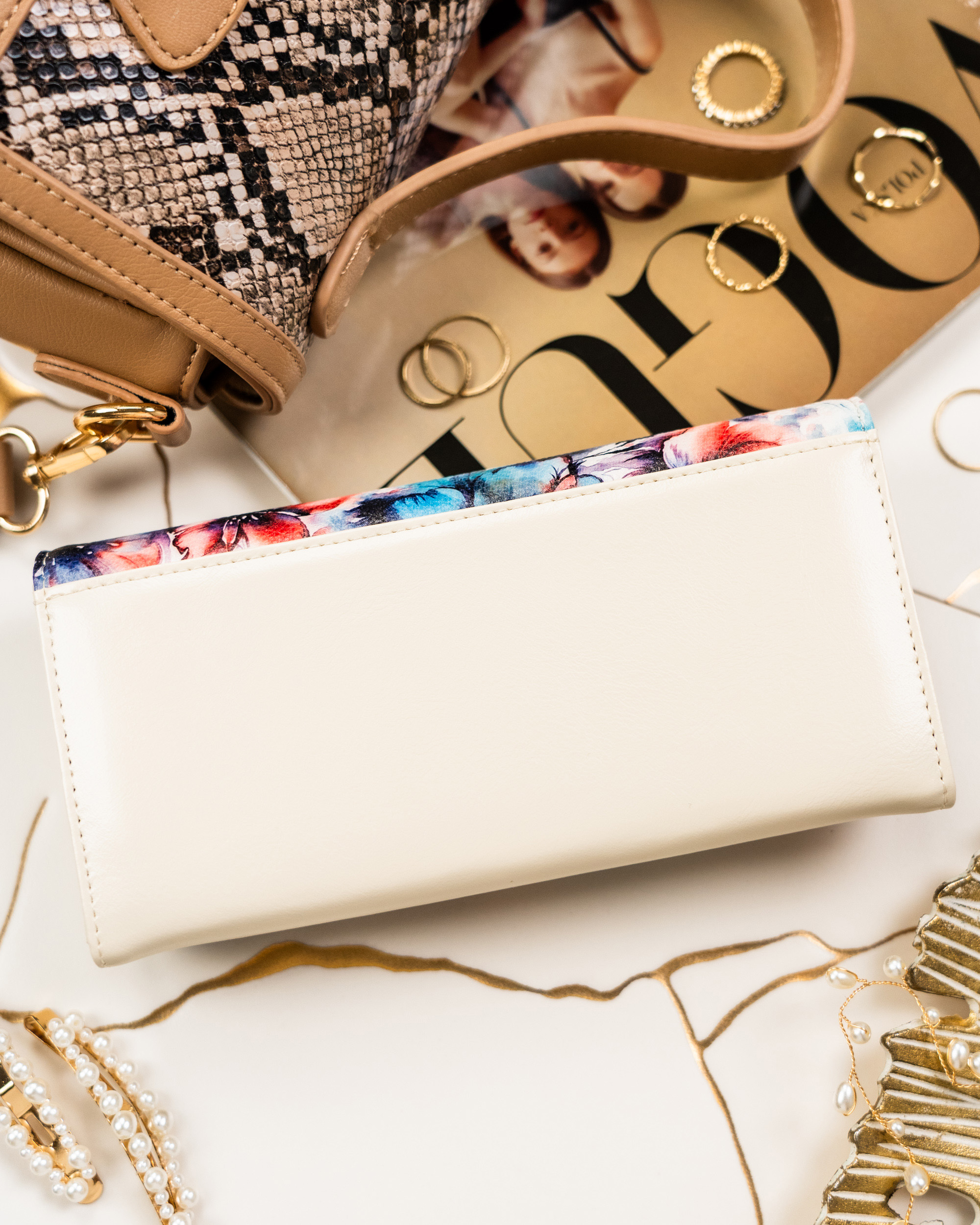 portfel damski skóra+pu ptn px27-pf2-4924 blue