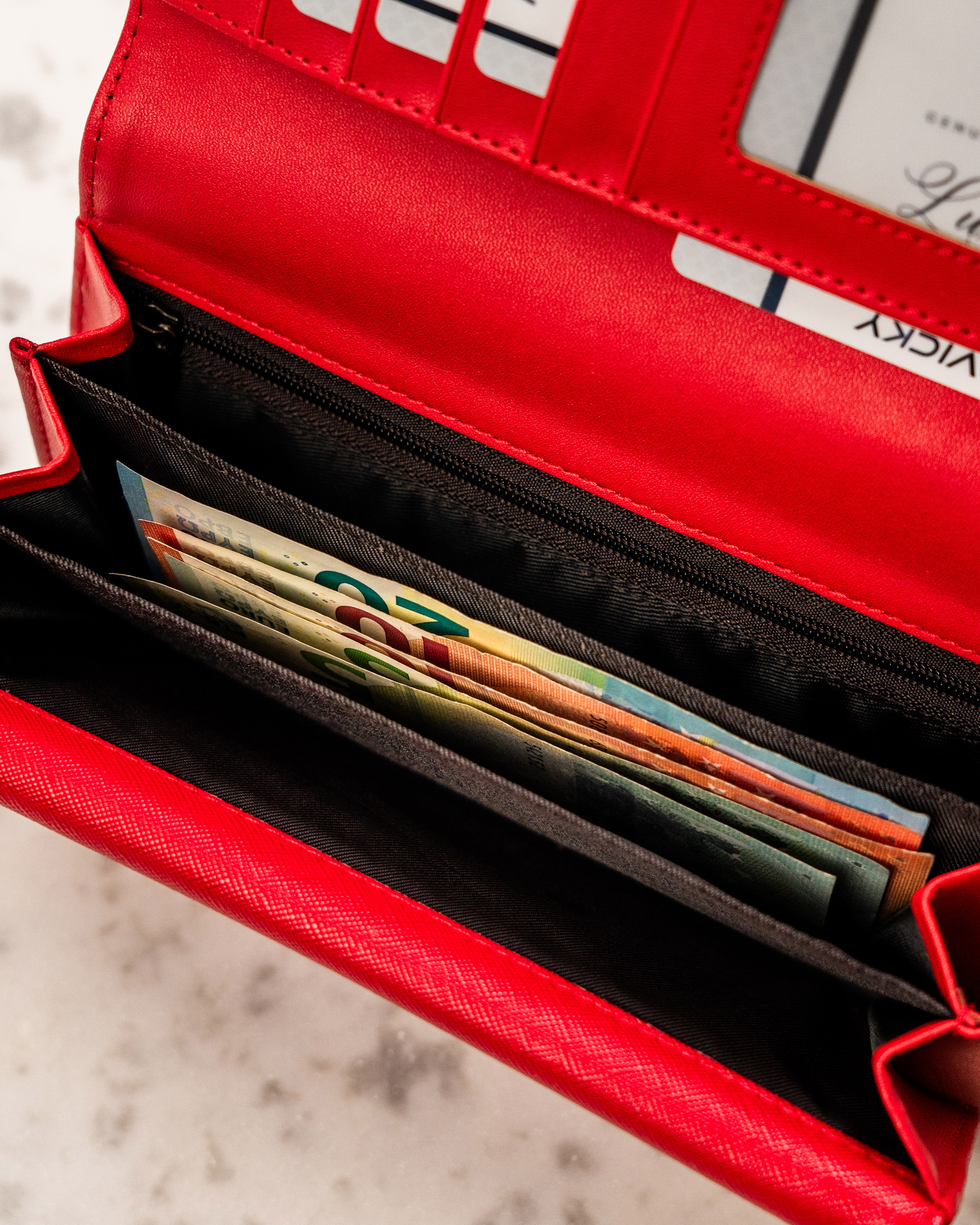 portfel damski pu gd22-sfk-7526 red