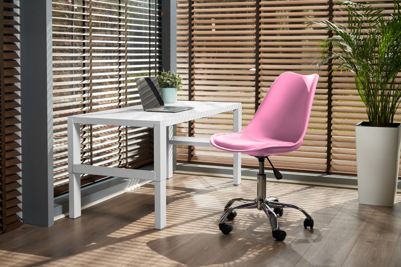 krzesło iger różowe