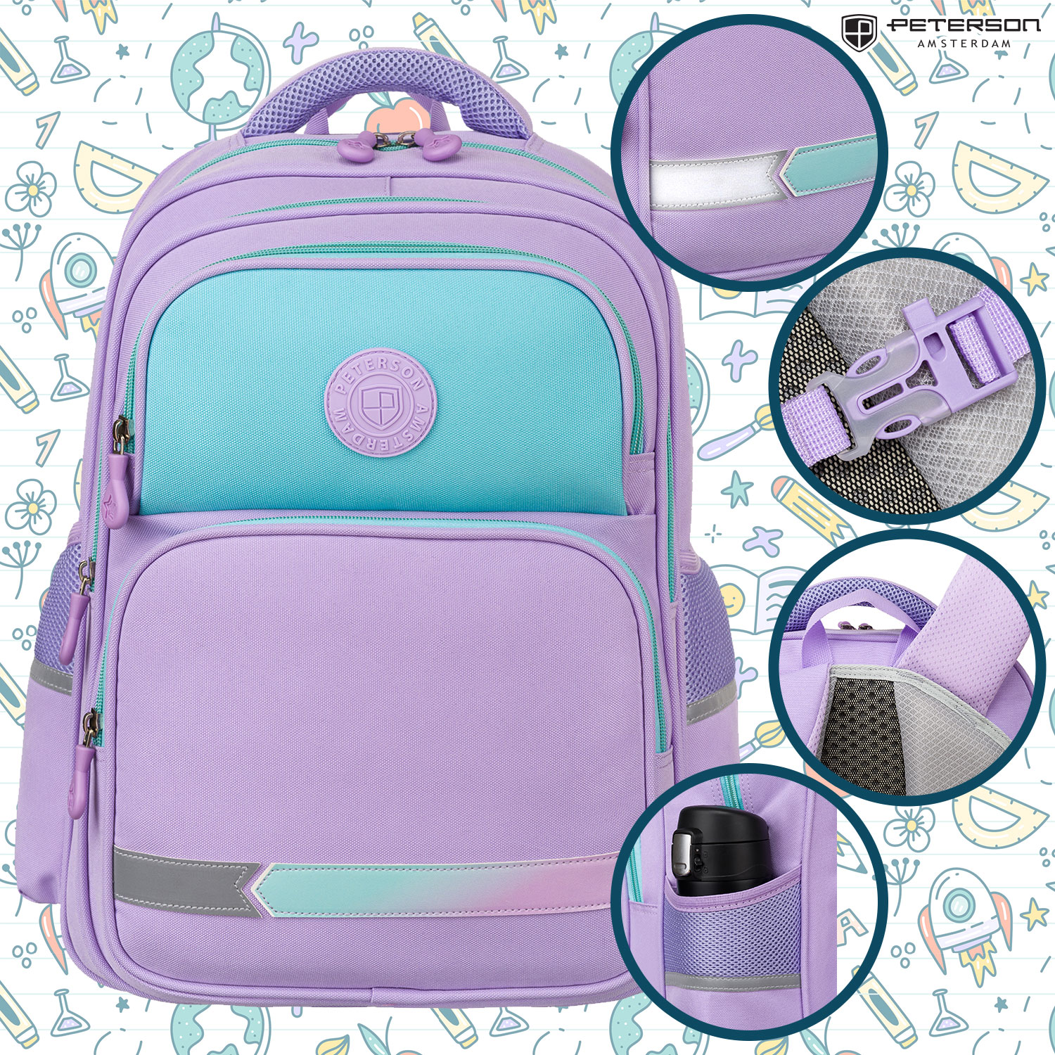 plecak ptn ps1-6036 purple
