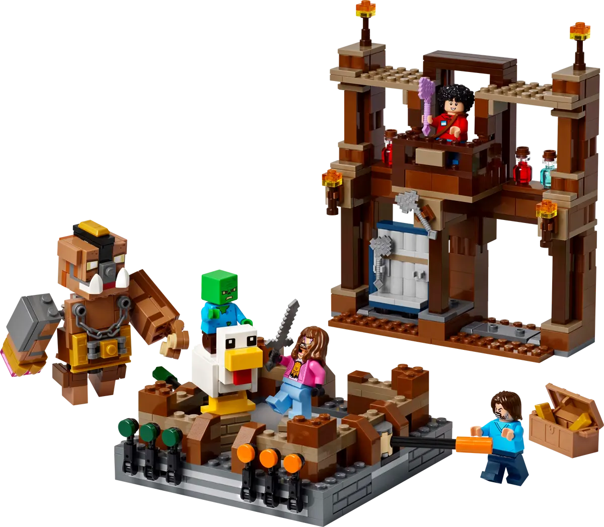 21272 - lego minecraft - ring w leśnym dworze