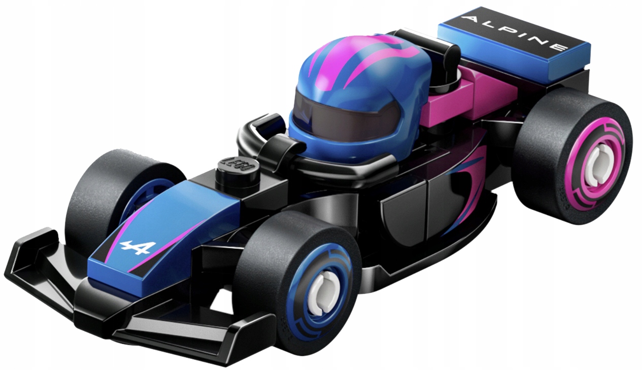 71049 - lego minifigures - bolid formuła f1 alpine