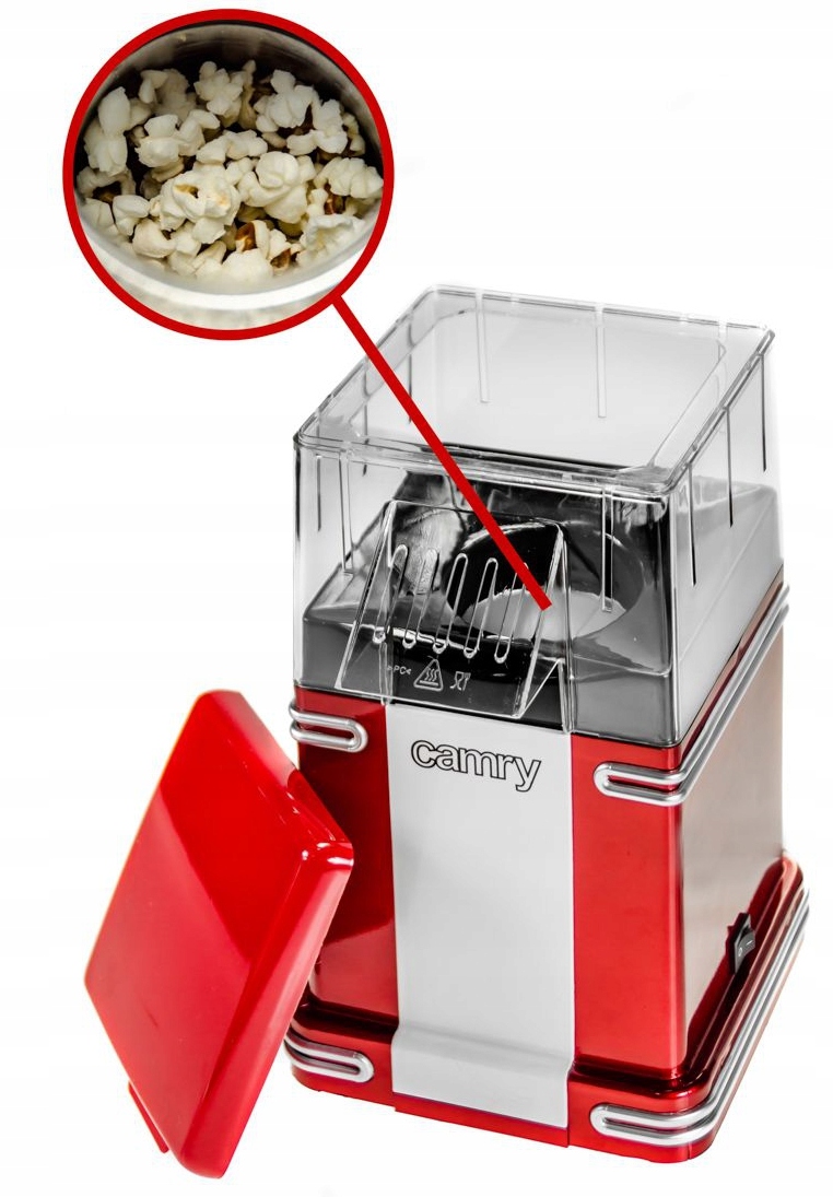 maszyna do popcornu czerwona camry cr 4480