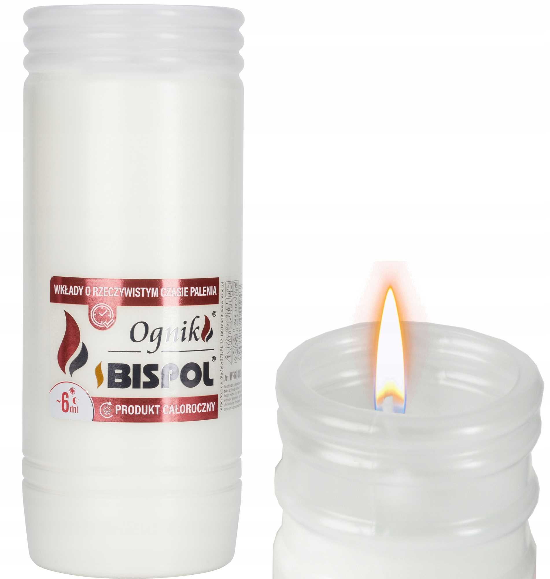 bispol - wkład zalewany ognik wp6 - 14 szt.