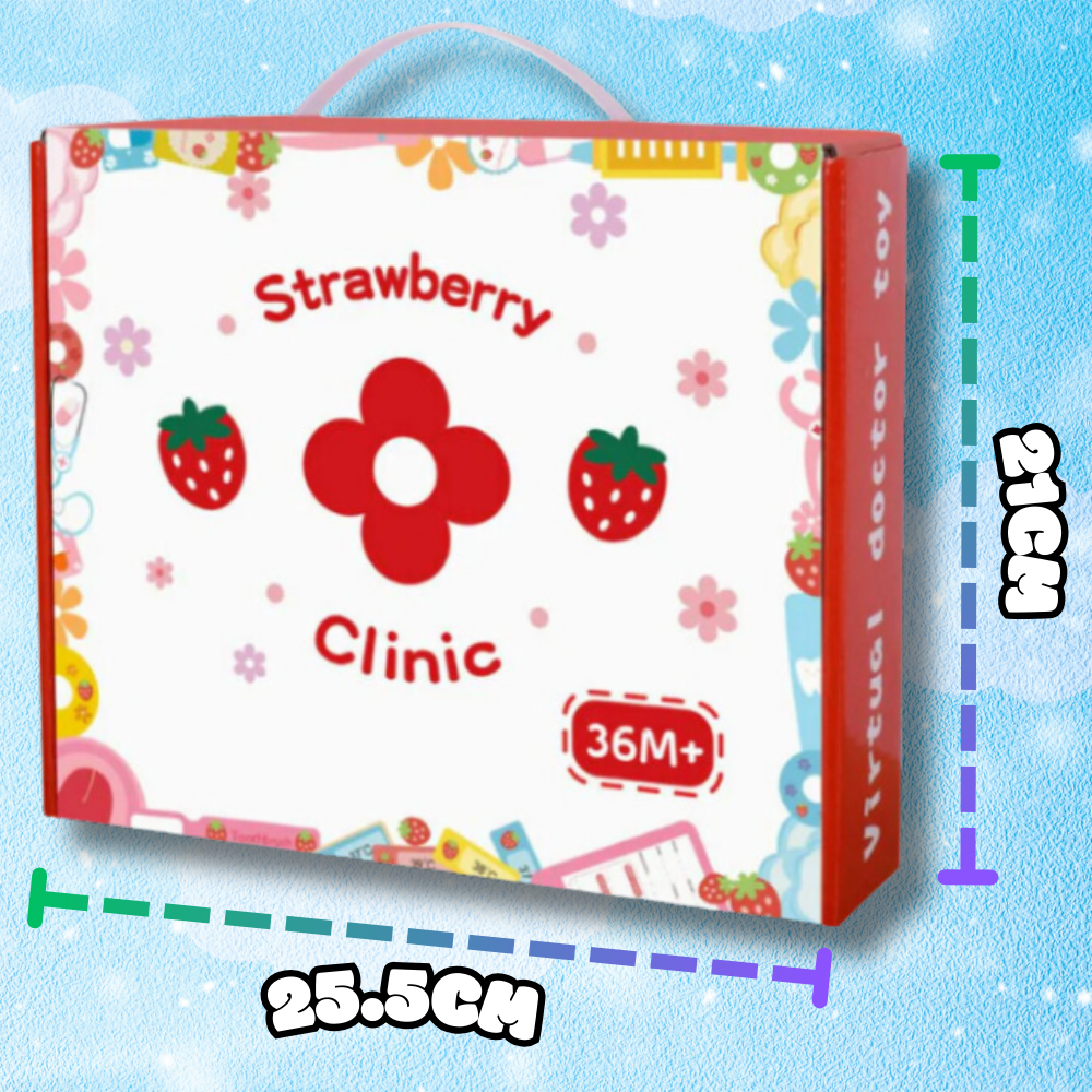 doktor drewniany zestaw lekarski lekarz stetoskop walizka dla dzieci