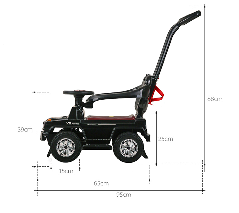 duży jeździk chodzik pchacz  auto samochód 4 w 1 ciche koła