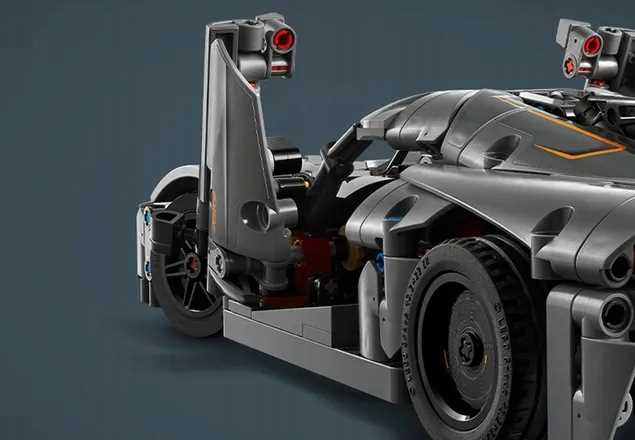 42173 - lego technic - szary hipersamochód koenigsegg jesko absolut