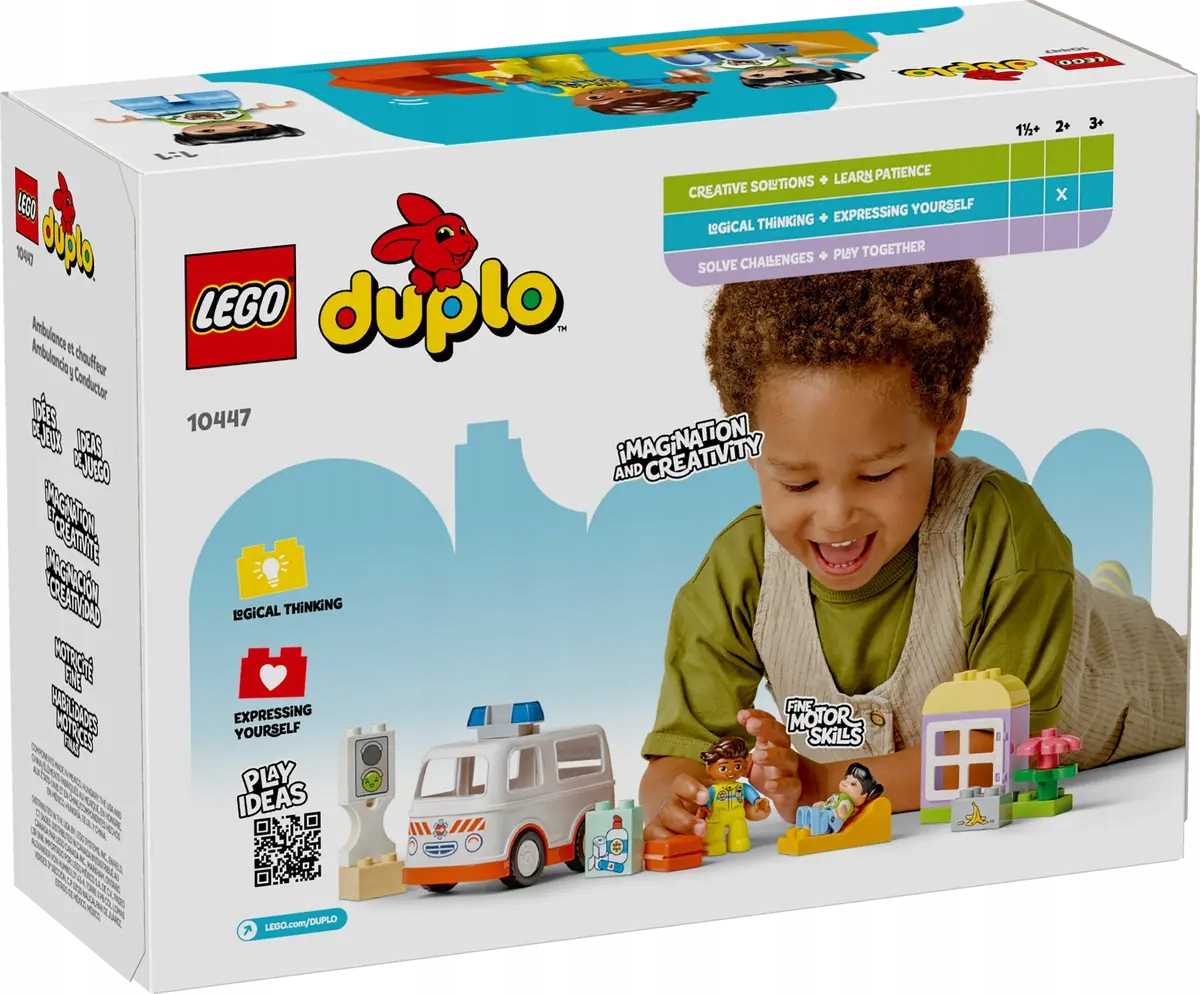 10447 - lego duplo - karetka z kierowcą