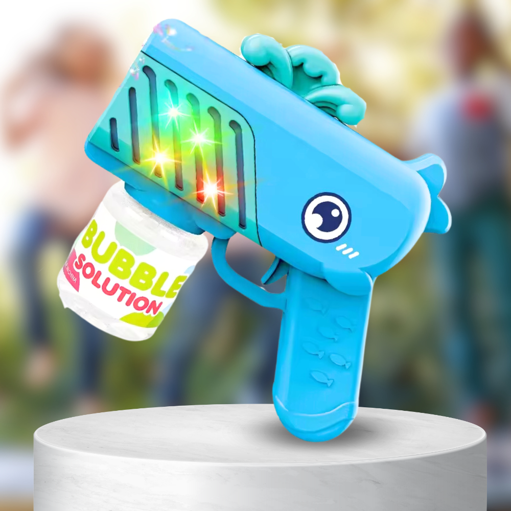 pistolet na bańki mydlane aparat do tworzenia baniek mydlanych + płyn