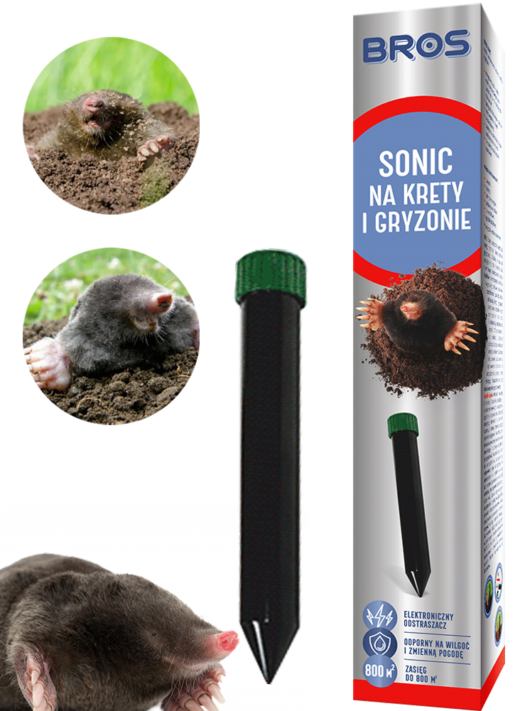 bros - sonic - odstrasza krety