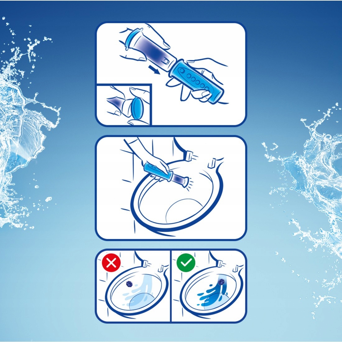 duck fresh discs mango verse - żelowy krążek do toalety 36ml + aplikator