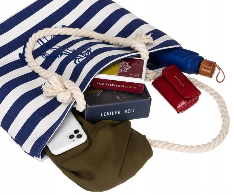 plażowa torba damska z poliestru