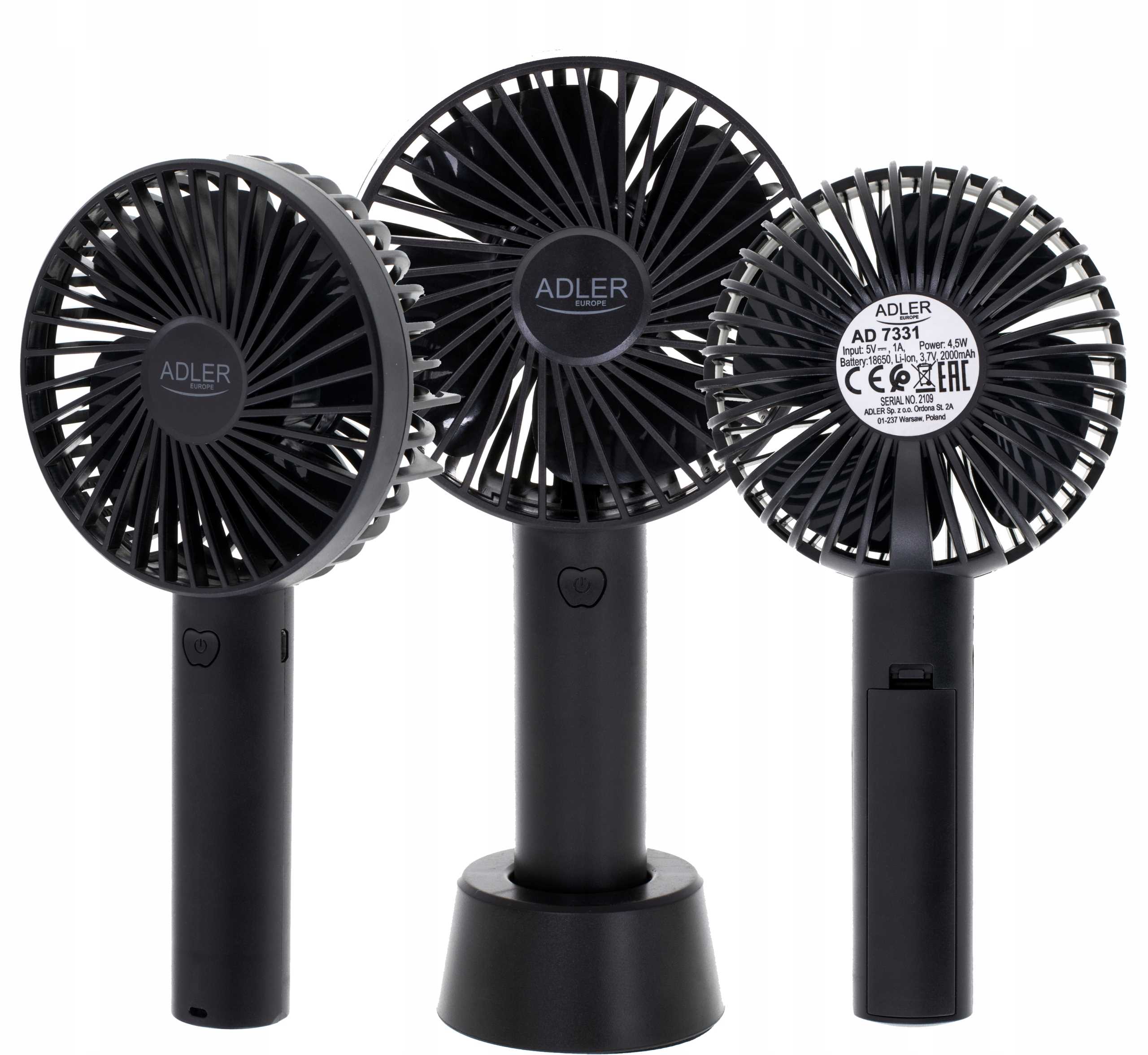 wentylator przenośny adler ad 7331b