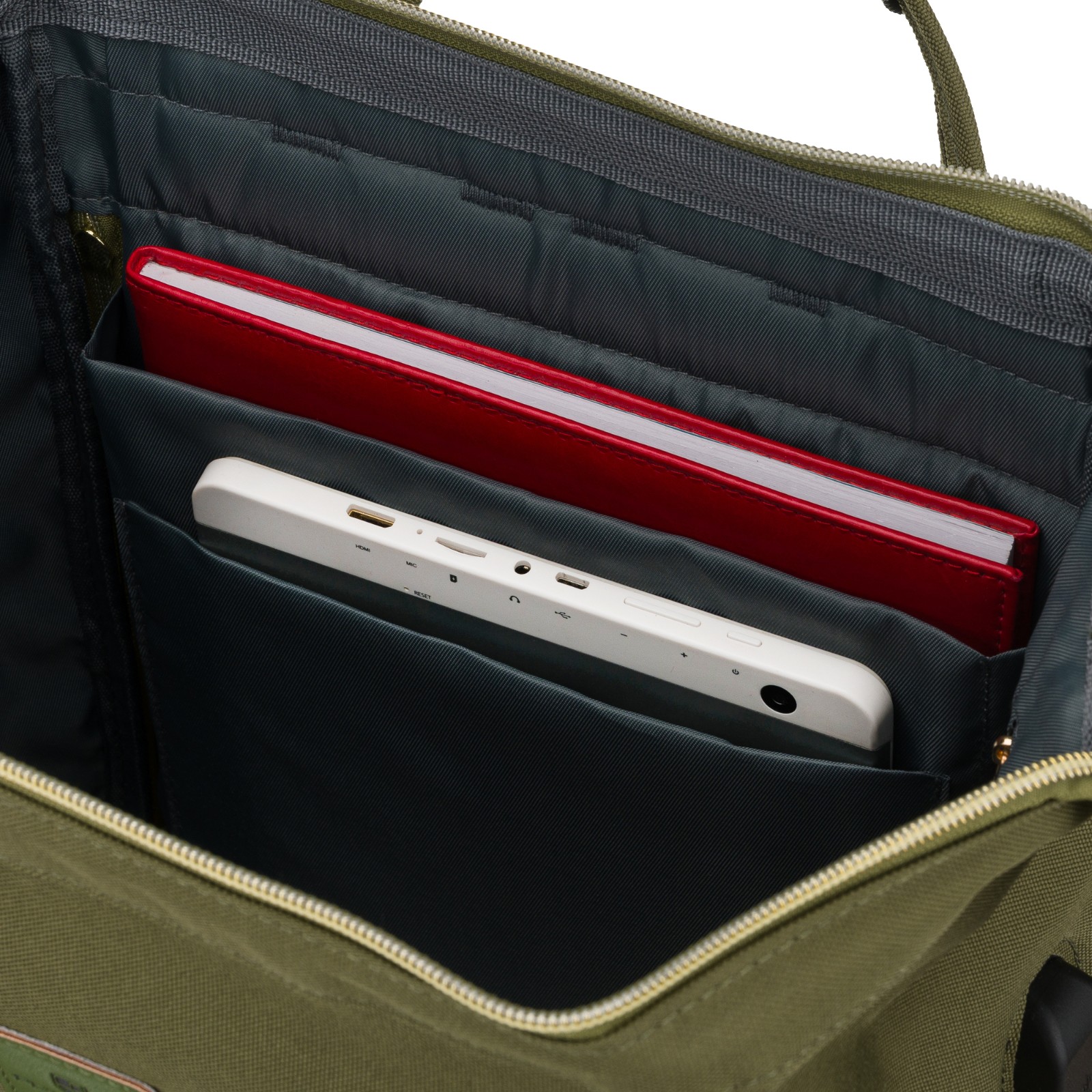 plecak materiałowy ptn alfa-0343 green